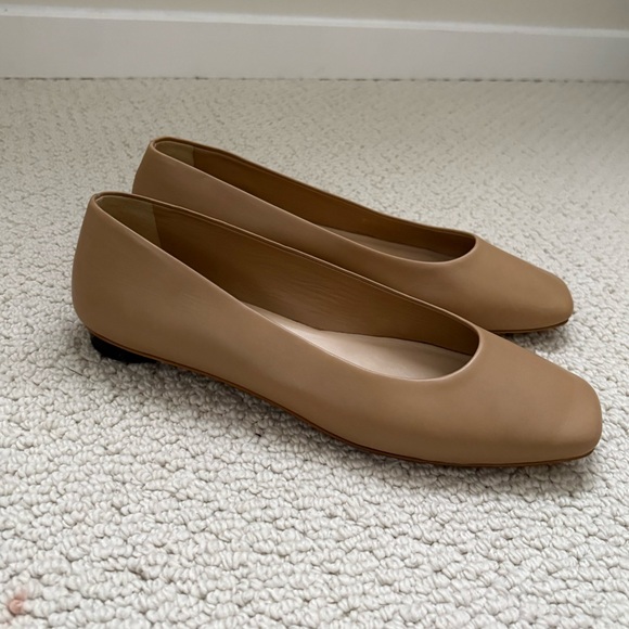 Everlane The 90s Square Toe Ballet Flat Tan | Women’s Size 8 - Picture 4 of 9